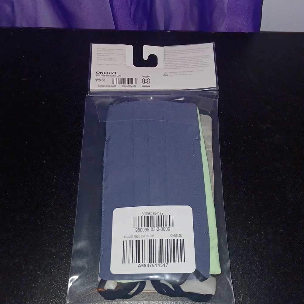 New 5-Pack Athleta Girls Adjustable Masks